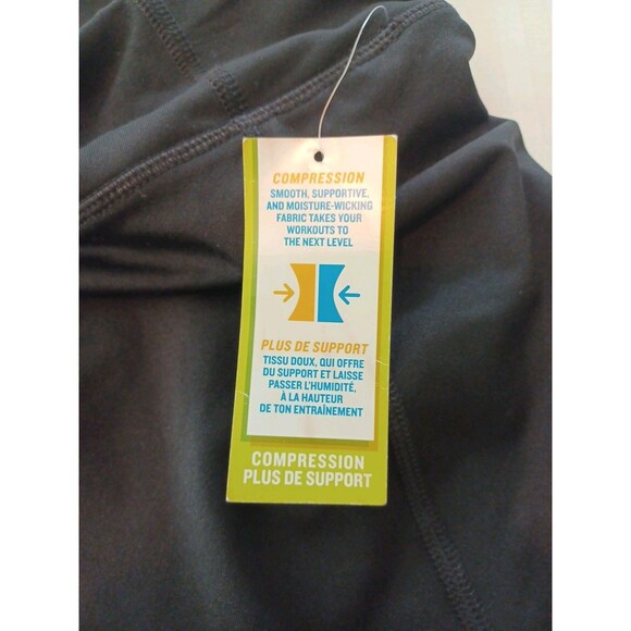 Old Navy NWT compression skirt legging 1-piece combo women L black active sport - Picture 4 of 11